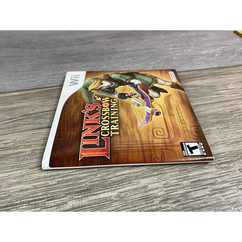 Nintendo Wii Links Crossbow Training Zelda Game Cardboard Sleeve‎ NTSC 2007